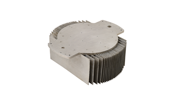 Pressed fin Heat Sink